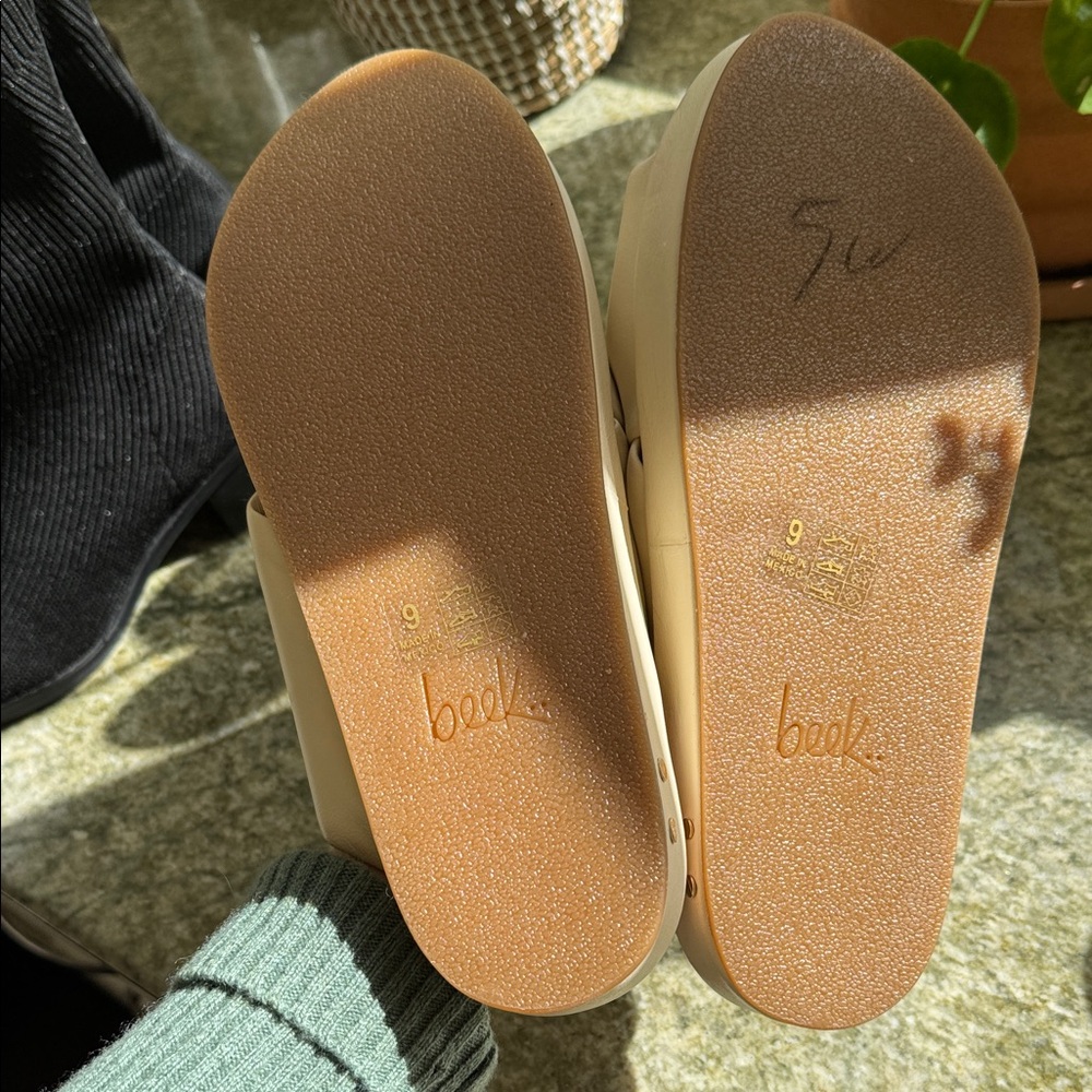 NWOB Beek Women's platform Oriole Sandals - Picture 6 of 11